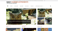 Desktop Screenshot of nancy-tourisme.info